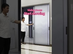 باب منزلق ضيق للغاية من سبائك الألومنيوم